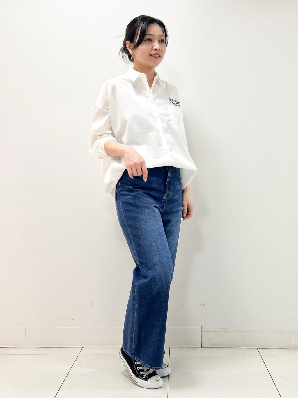 Kaiさんの「Dessin｜【洗える】リラックスフレアシルエット12OZデニム」を使ったコーディネート