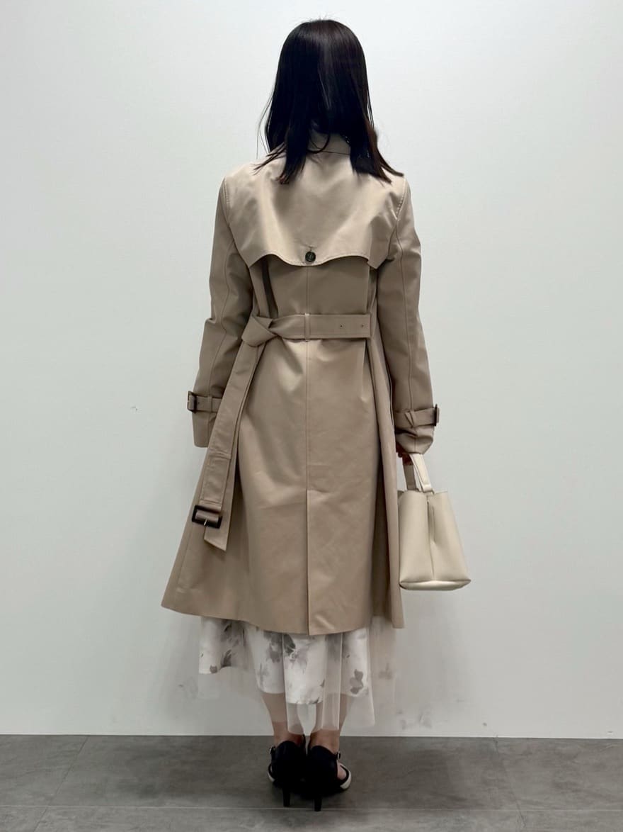 kozuさんの「index｜撥水トレンチコート【洗濯機OK／花粉対応】《XS～3L》」を使ったコーディネート