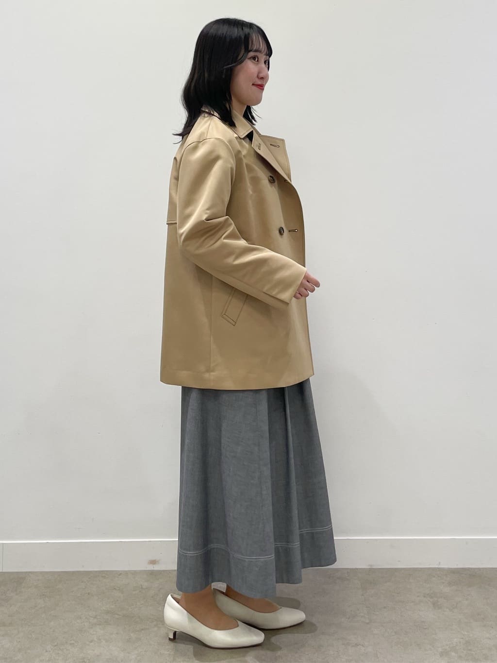 yukariさんの「Reflect｜【オン・オフ着回しやすい◎】ダブルブレストジャケット」を使ったコーディネート