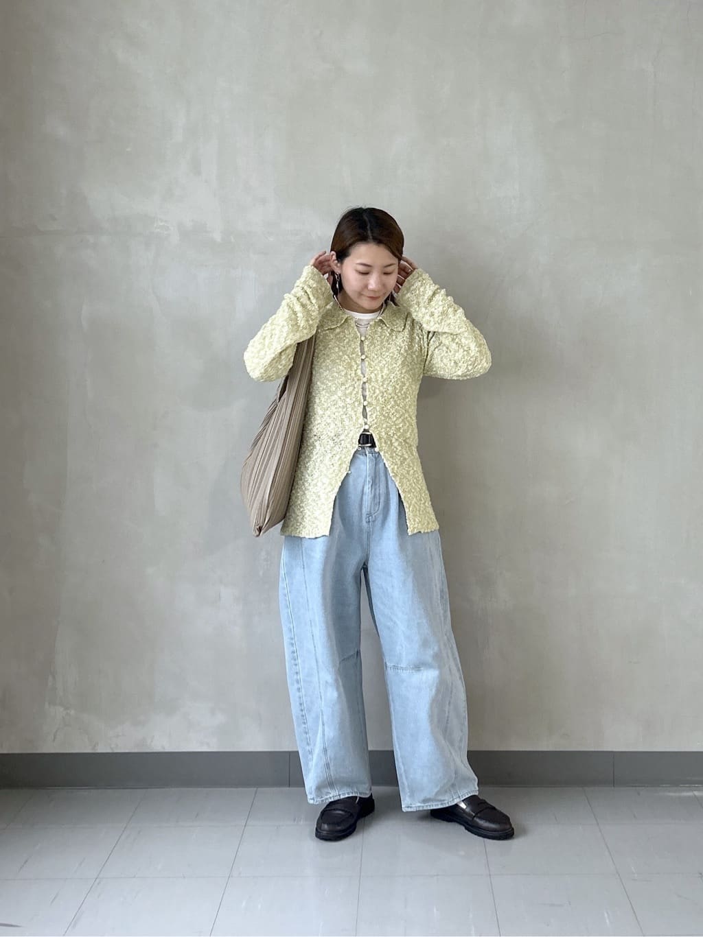 takaさんの「INDIVI｜ブークレポロニット」を使ったコーディネート