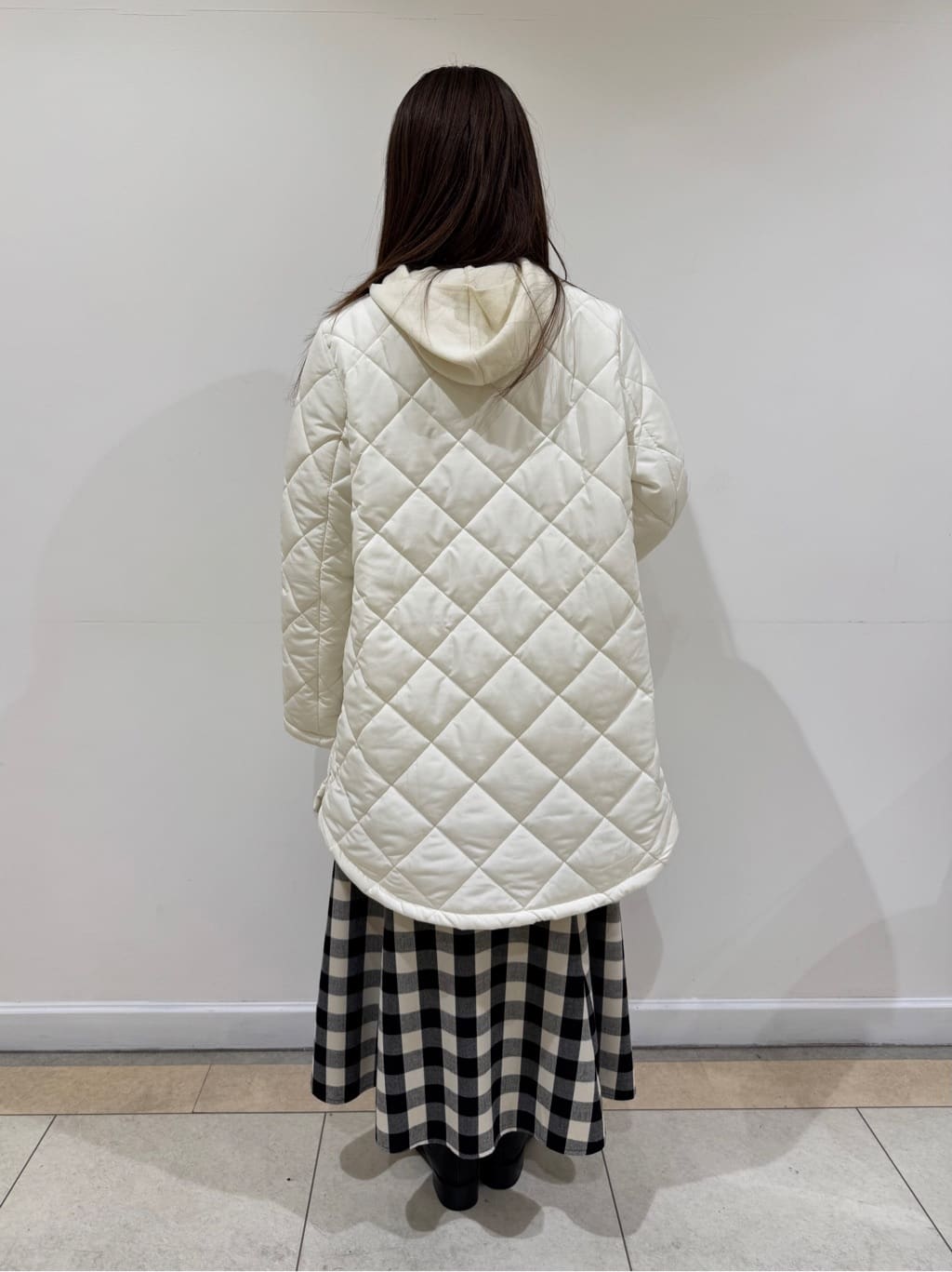 haruさんの「Dessin｜【2WAY/洗える】中綿キルトコート」を使ったコーディネート