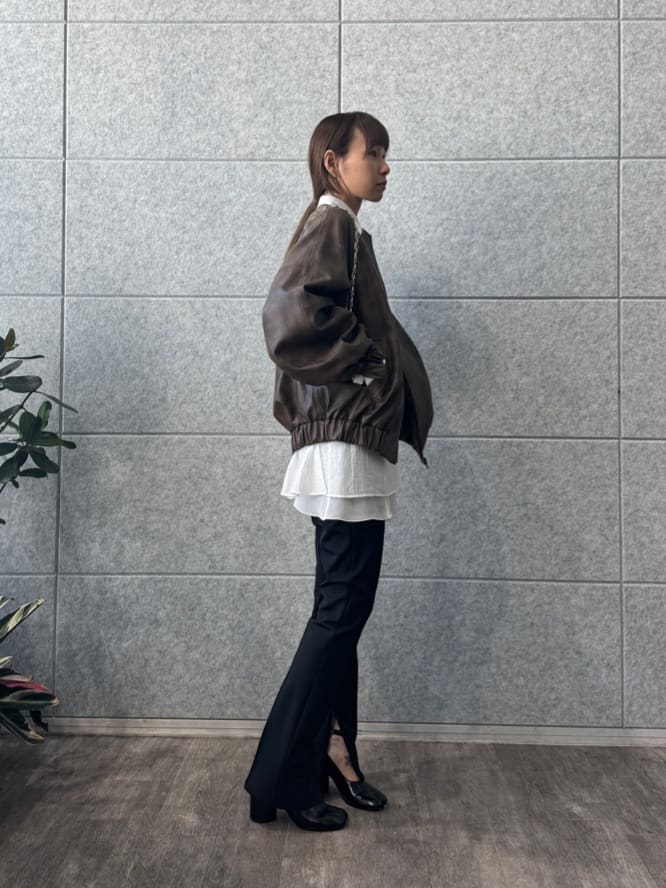 designer yukaさんの「CODE A｜【Re】grain zip over blouson」を使ったコーディネート
