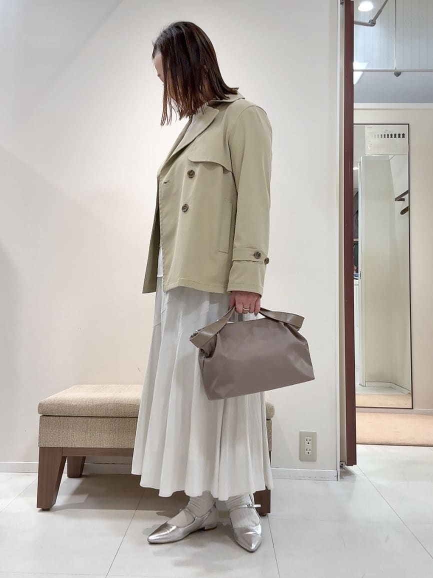 YUIさんの「UNTITLED｜◆【洗える/光沢感】ファンシーヤーンニット」を使ったコーディネート