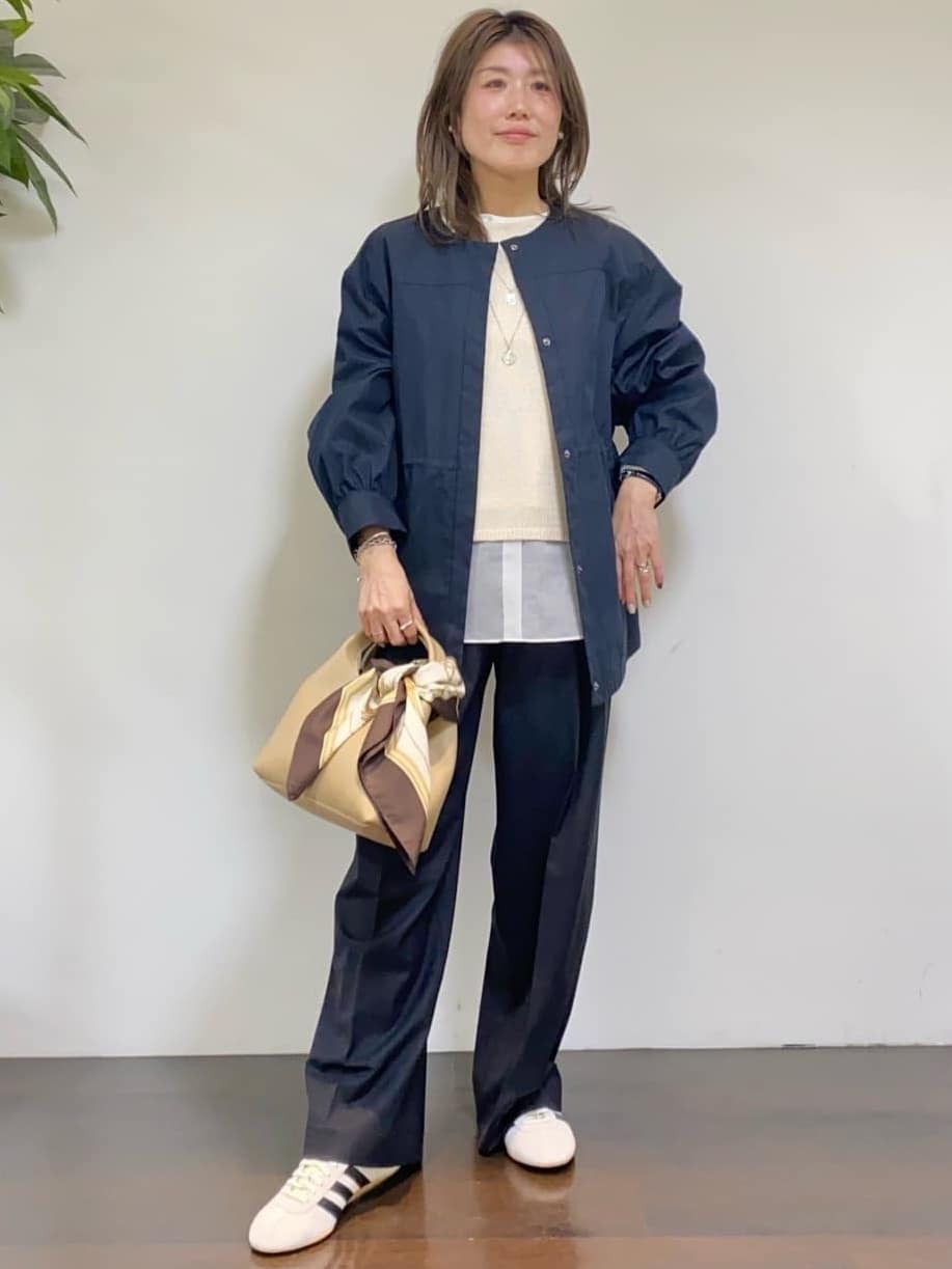 tomoさんの「UNTITLED｜◆【洗える/光沢感】ファンシーヤーンニット」を使ったコーディネート