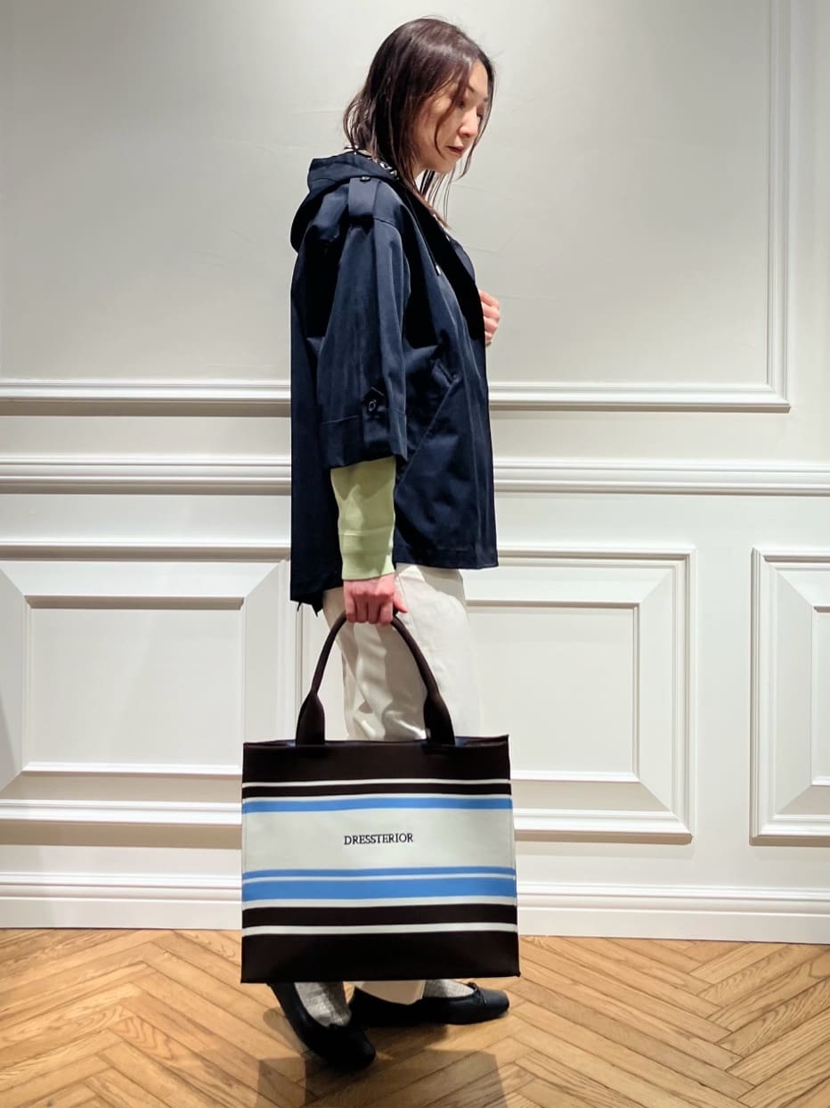 TSUKUIさんの「DRESSTERIOR｜【ウォッシャブル/撥水素材】Ａライン ショートモッズコート」を使ったコーディネート