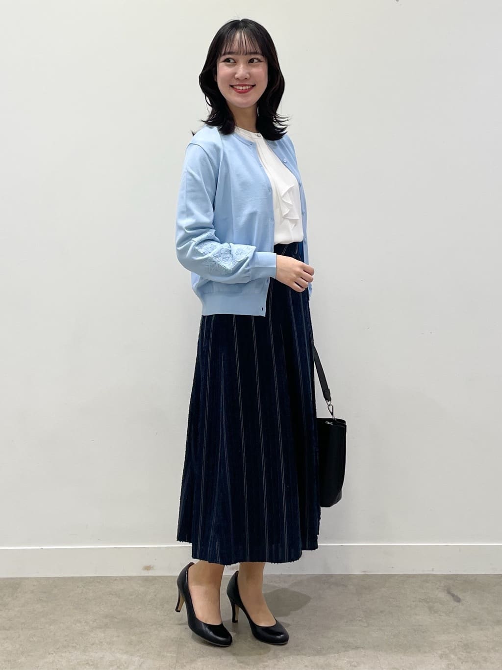 yukariさんの「Reflect｜レースデザインスリーブカーディガン」を使ったコーディネート