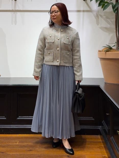 Asamiさんの「DRESSTERIOR｜【ウォッシャブル/通勤】スタンドフリル ブラウス」を使ったコーディネート