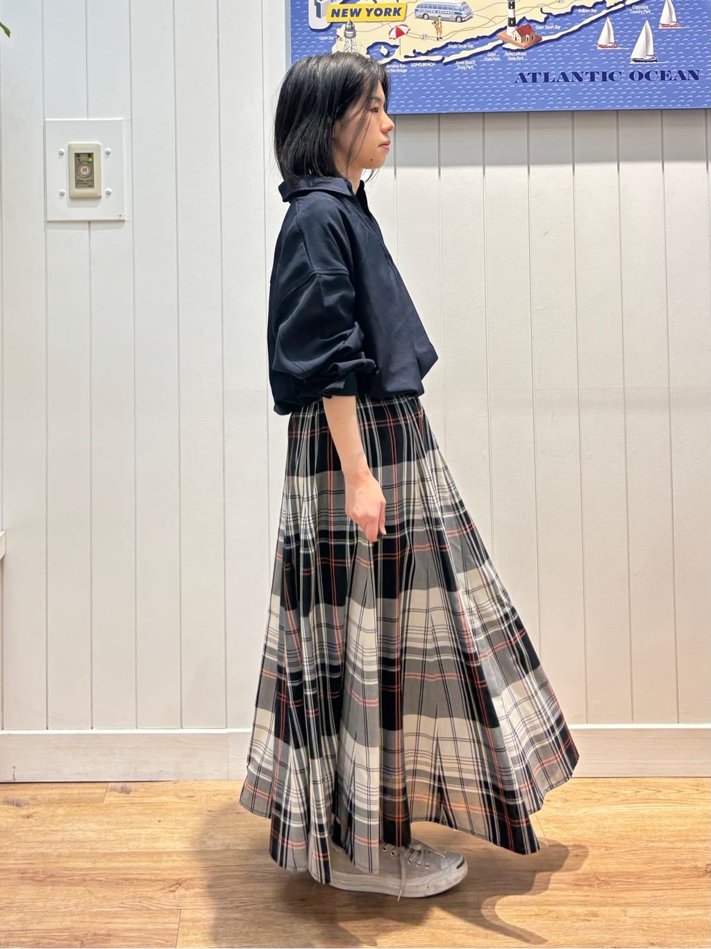 OKADAさんの「Dessin｜【2点セット・洗える】メランジツイルセットアップ」を使ったコーディネート