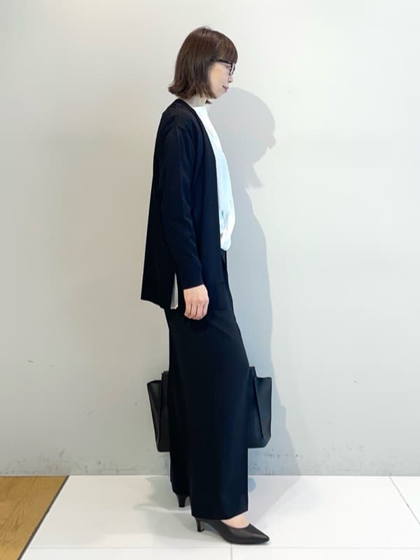 murayamaさんの「INDIVI｜【洗える／上品】きれいめ着流しカーディガンニット」を使ったコーディネート