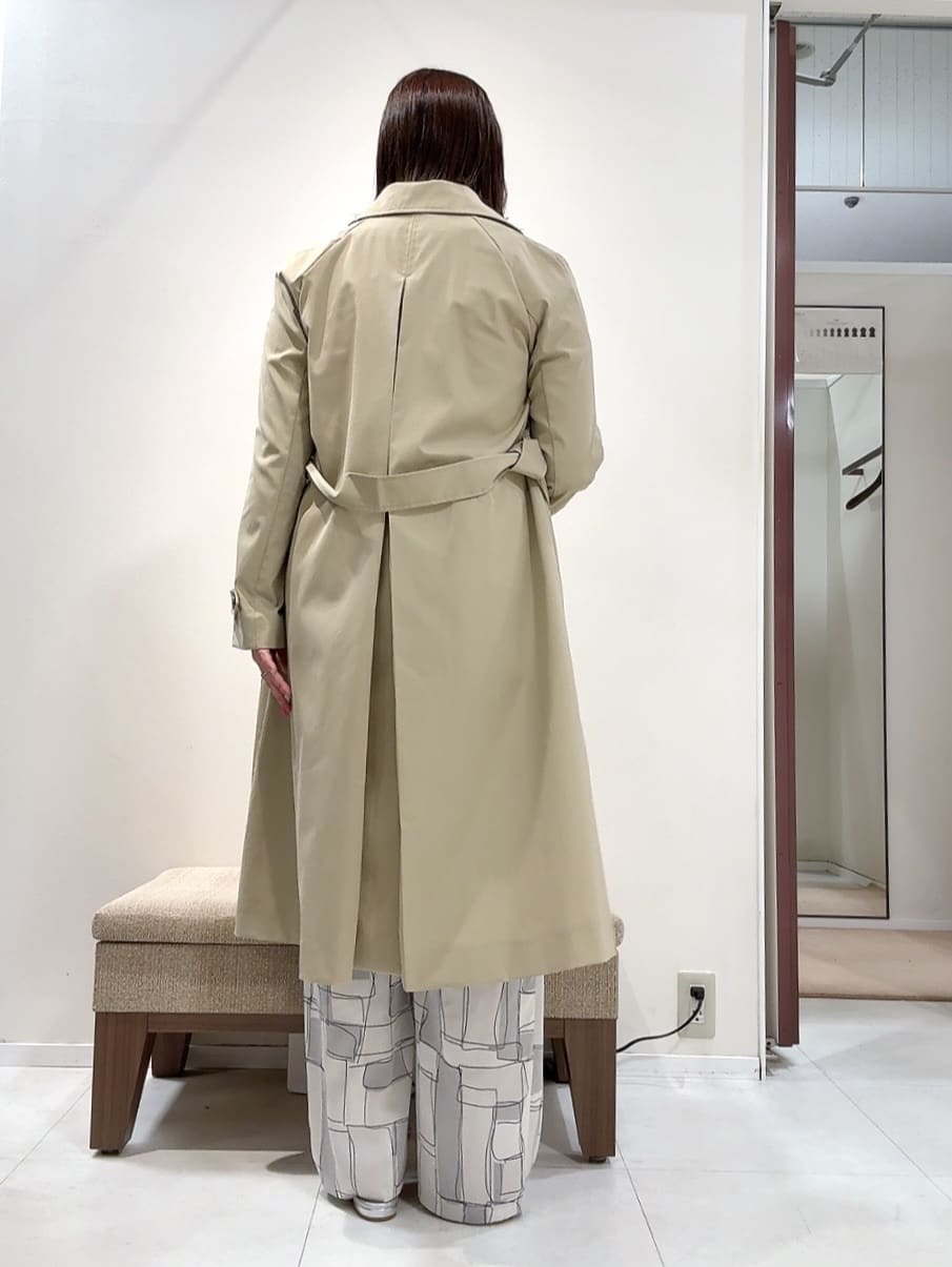 YUIさんの「UNTITLED｜◆【はっ水/洗える】タスランステンカラーコート」を使ったコーディネート