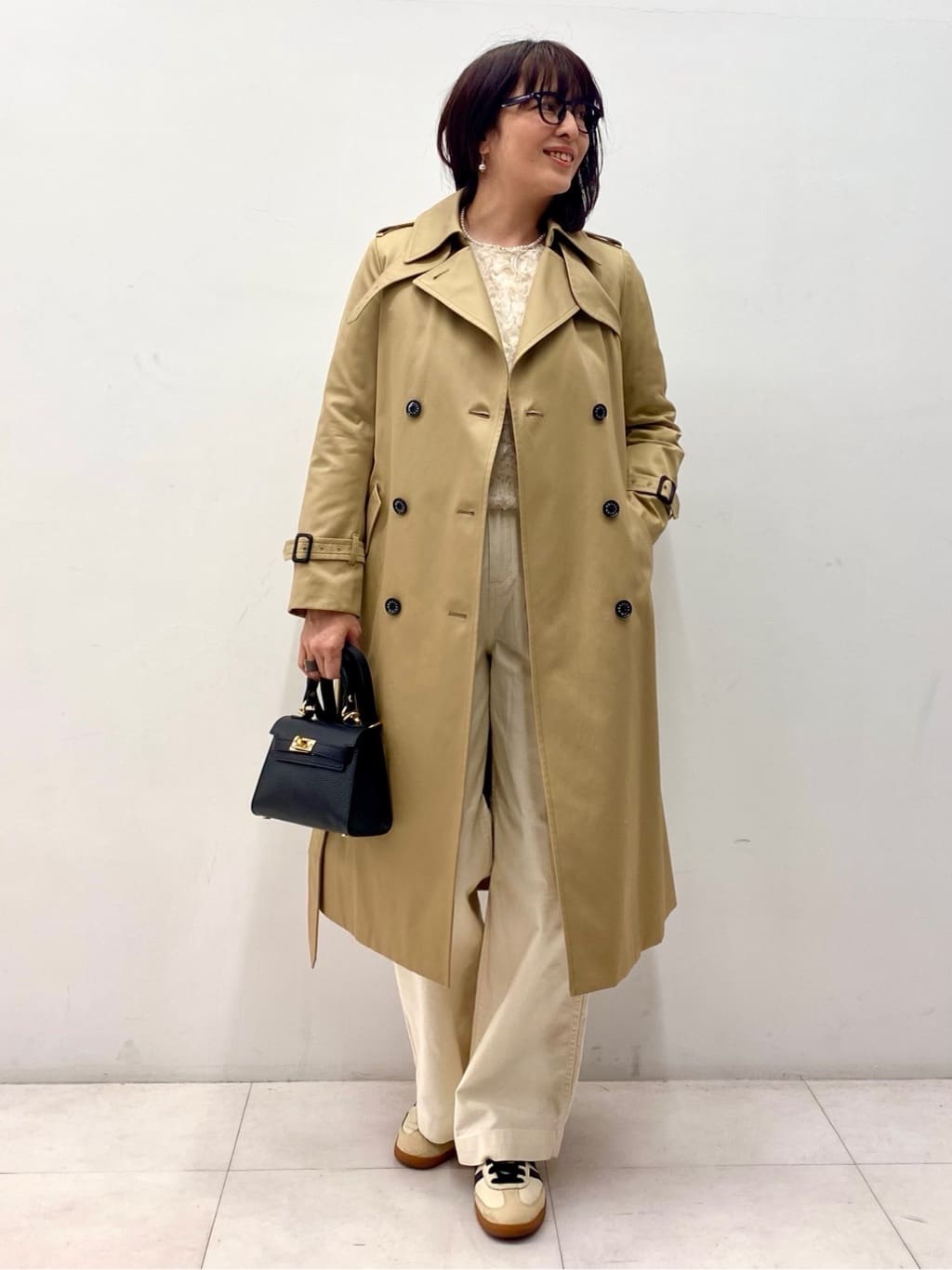 Sawaguchiさんの「DRESSTERIOR｜◆【撥水/透湿素材】コットンギャバジントレンチコート」を使ったコーディネート