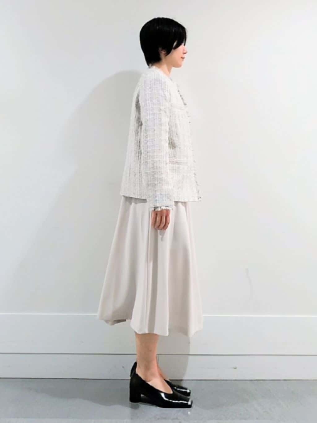 ミズタさんの「UNTITLED｜【仕事着/スーツ】ファンシーツイード ジャケット」を使ったコーディネート