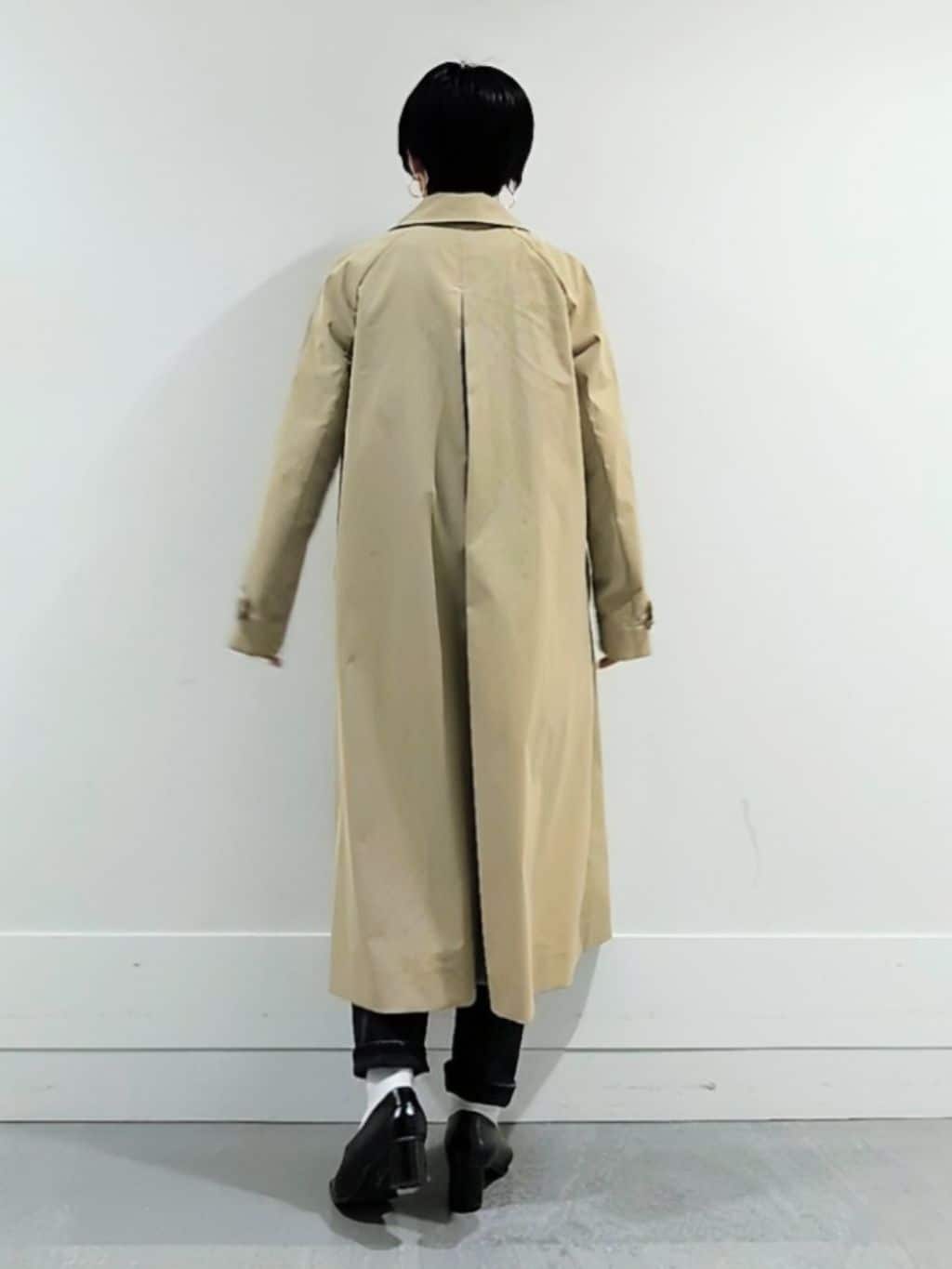ミズタさんの「UNTITLED｜◆【はっ水/洗える】タスランステンカラーコート」を使ったコーディネート