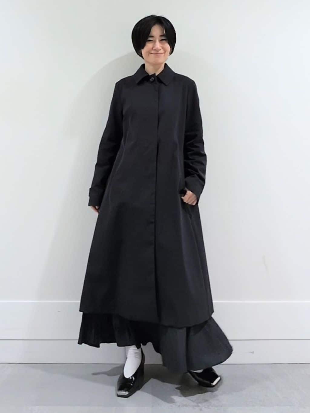 ミズタさんの「UNTITLED｜◆【はっ水/洗える】タスランステンカラーコート」を使ったコーディネート