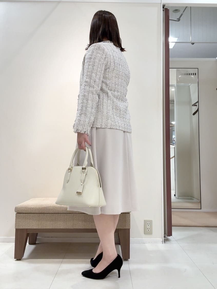 YUIさんの「UNTITLED｜【仕事着/スーツ】ファンシーツイード ジャケット」を使ったコーディネート