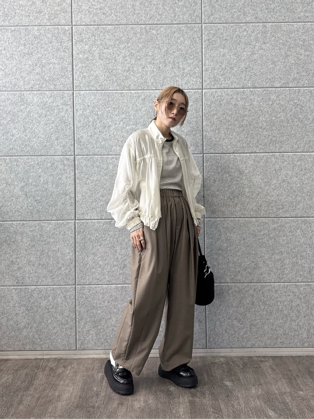 kotakiさんの「INDIVI｜シアーシャーリングブルゾン」を使ったコーディネート
