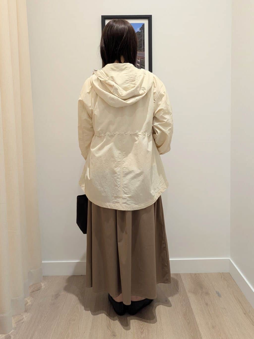 enさんの「Dessin｜【洗える】タックギャザーフレアスカート」を使ったコーディネート
