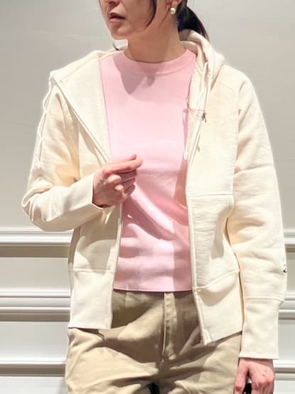 TSUKUIさんの「DRESSTERIOR｜デキシー吊裏毛ジップアップパーカ」を使ったコーディネート