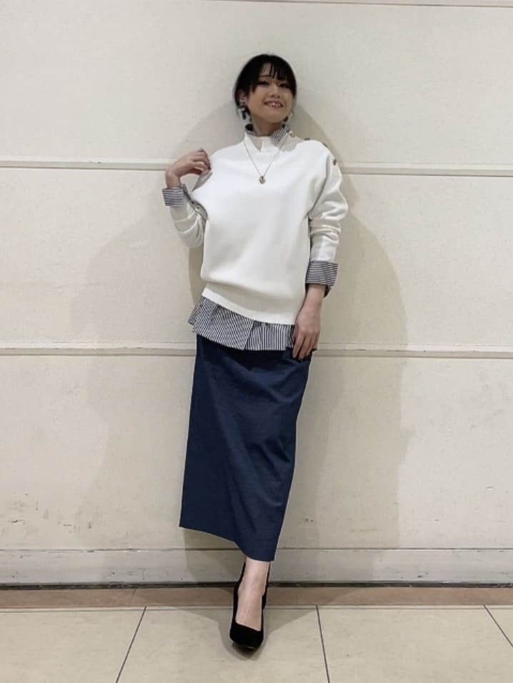 watanabeさんの「UNTITLED｜【洗える】ミラノリブニット」を使ったコーディネート