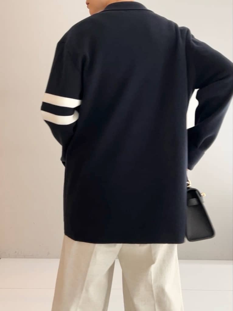OCHIAIさんの「DRESSTERIOR｜【ウォッシャブル】スプリング ニットジャケット」を使ったコーディネート