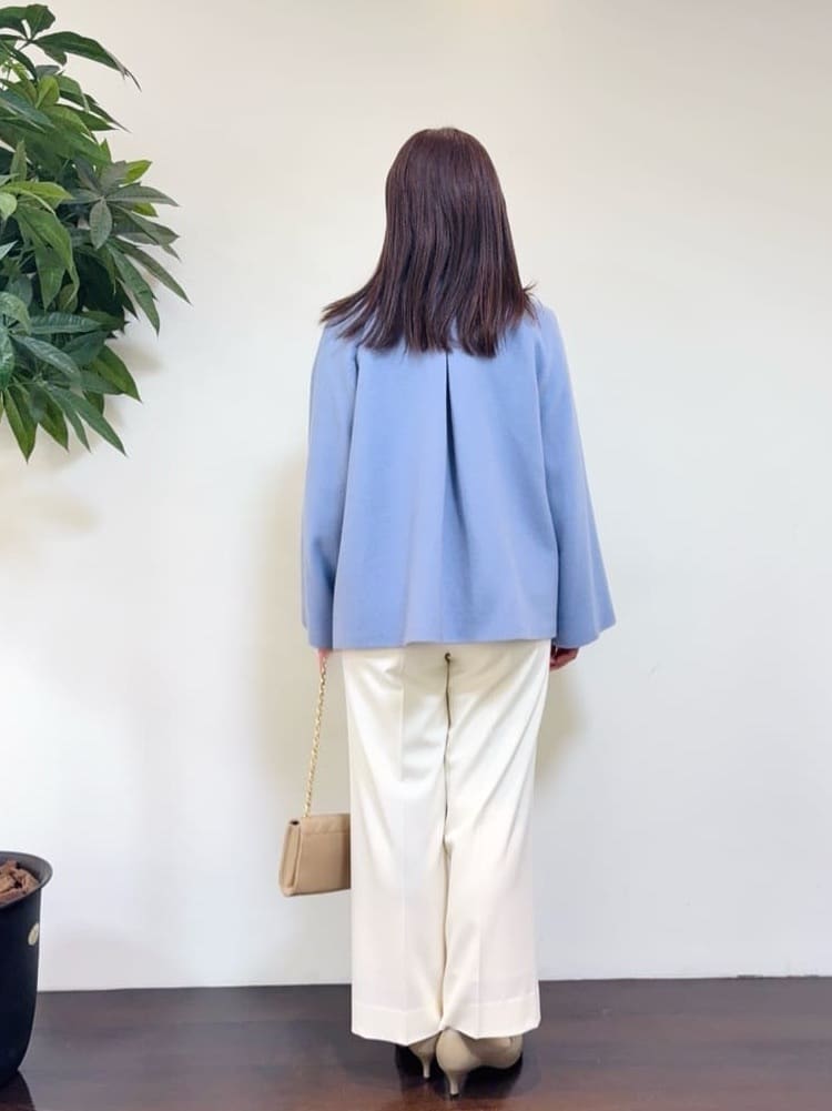 CHISATOさんの「UNTITLED｜【着回しが効く／オンオフアウター】ウールショートコート」を使ったコーディネート
