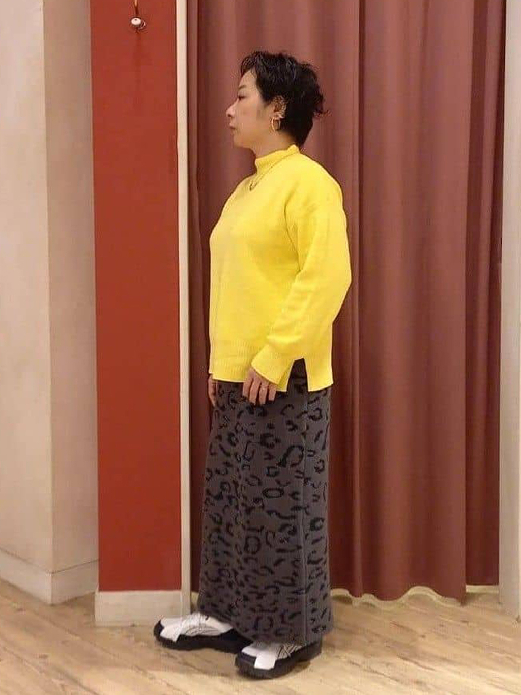 cameさんの「SHOO･LA･RUE｜【洗濯機可/S-LL】厚すぎない　ゆったりシンプルもちもちニット」を使ったコーディネート