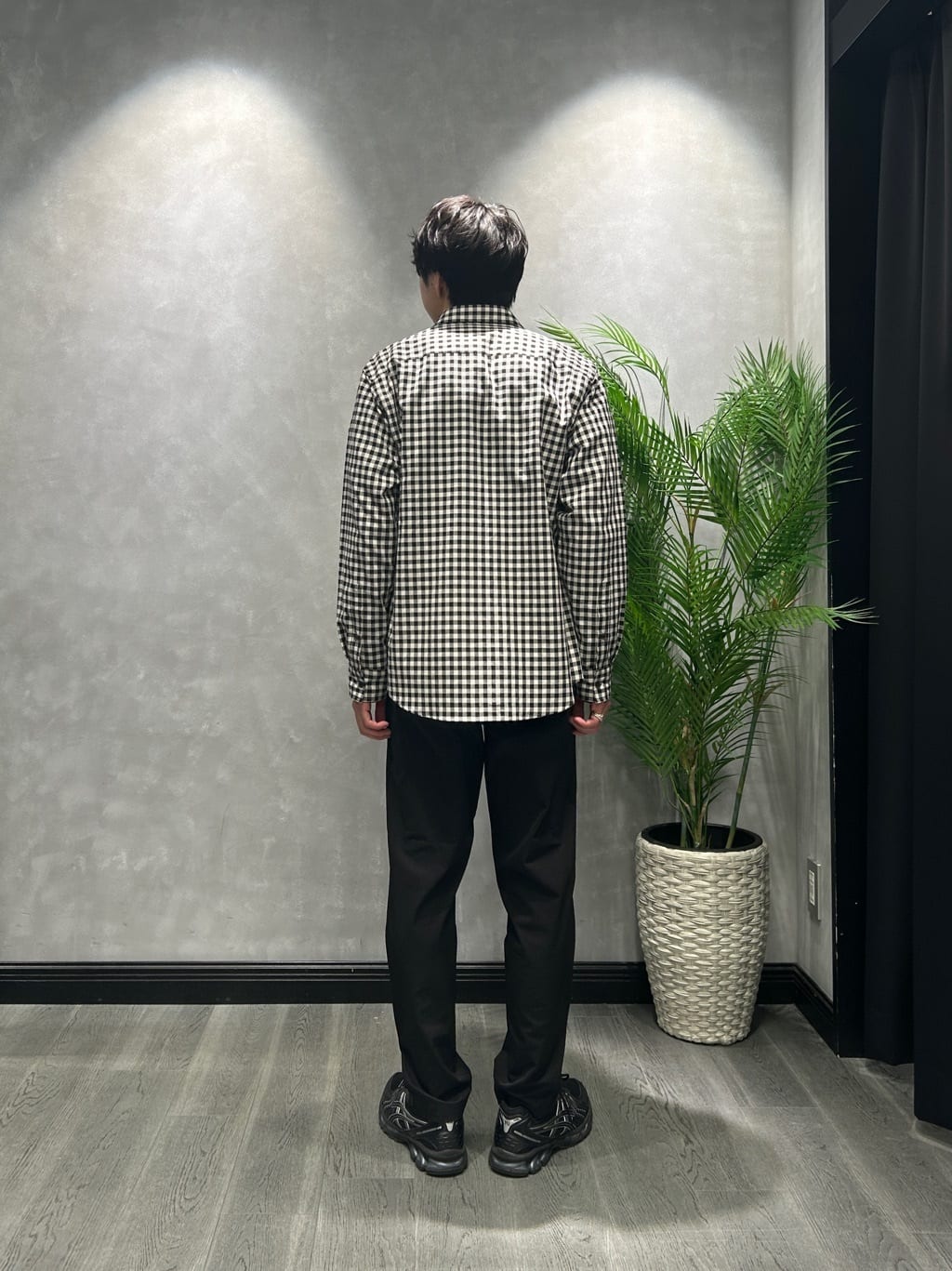 ruiさんの「TAKEO KIKUCHI｜マルチギンガムチェック シャツ」を使ったコーディネート