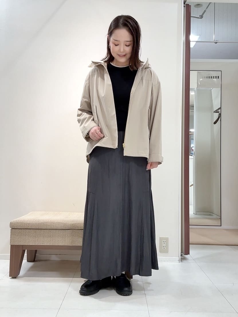 YUIさんの「UNTITLED｜【洗える/はっ水】リラクシーマウンテンパーカー」を使ったコーディネート