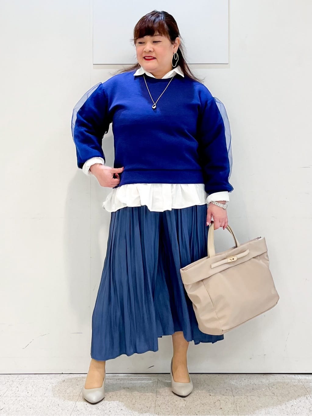 kimmyさんの「Reflect｜チュールレイヤードスリーブプルオーバー」を使ったコーディネート