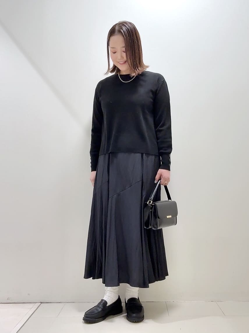 YUIさんの「UNTITLED｜【新色追加/セットアップ可】エアリー ダブルブレストジャケット」を使ったコーディネート