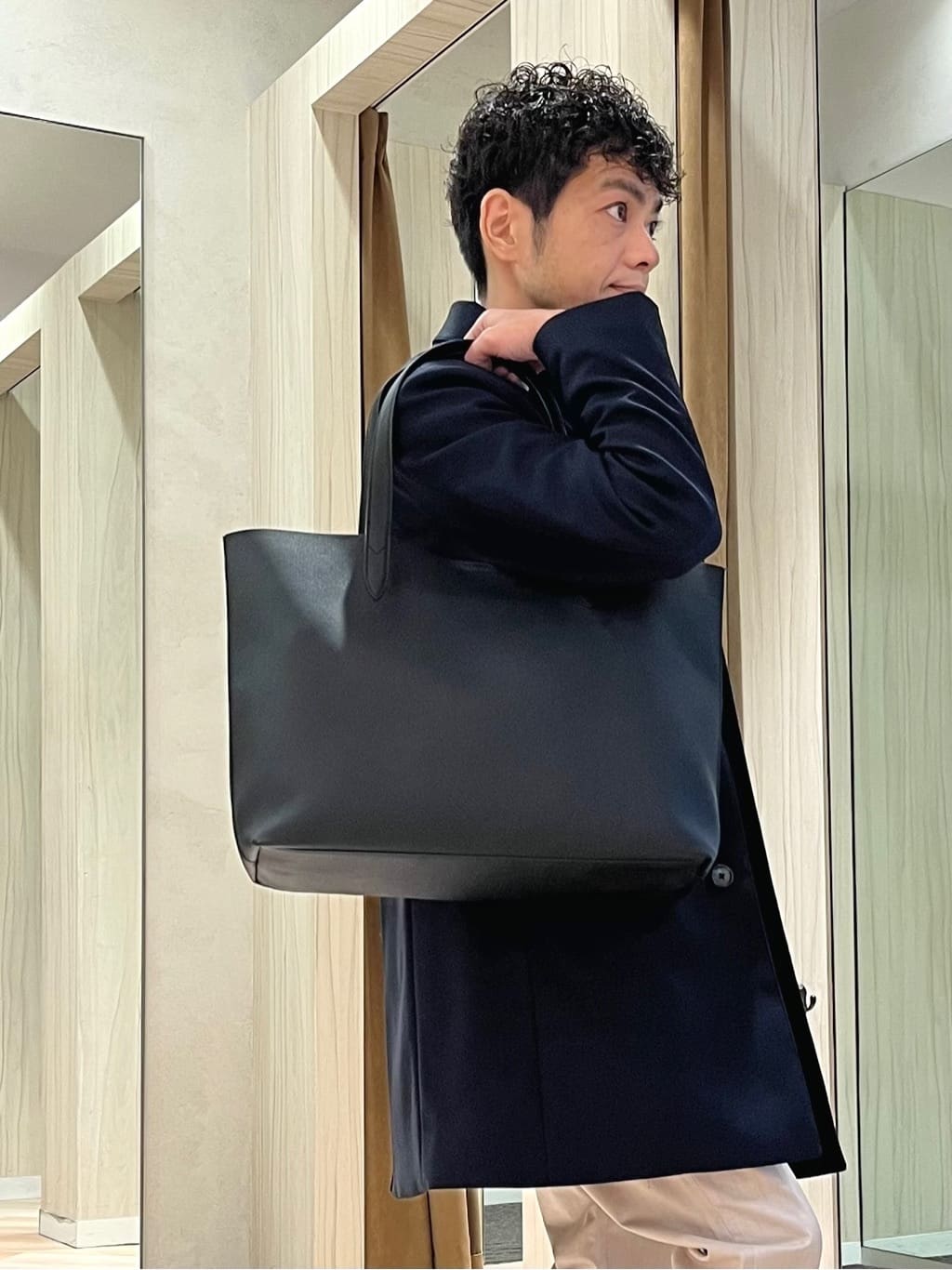 URAさんの「TAKEO KIKUCHI｜【ダウンライナー付き】メランジ ステンカラー コート」を使ったコーディネート