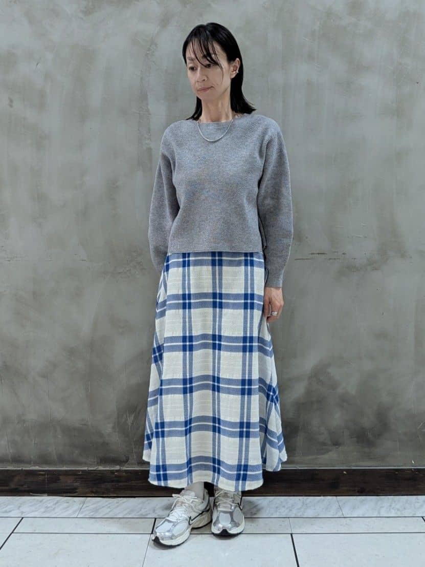 shioさんの「grove｜毎日着たくなる、もちもち畦編みニット」を使ったコーディネート