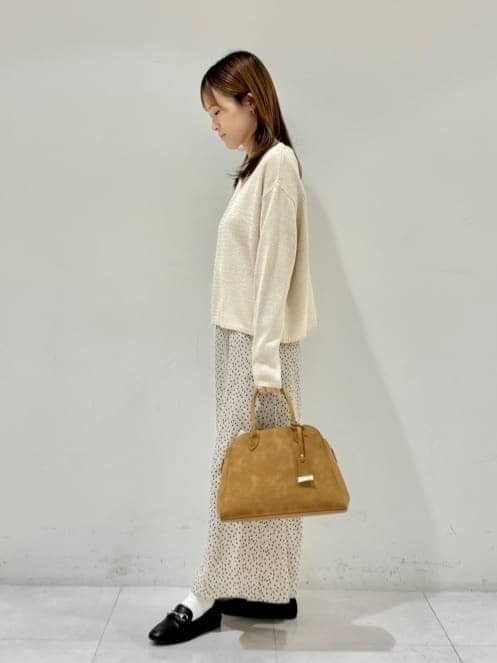kyokaさんの「UNTITLED｜◆【洗える/光沢感】ファンシーヤーンニット」を使ったコーディネート