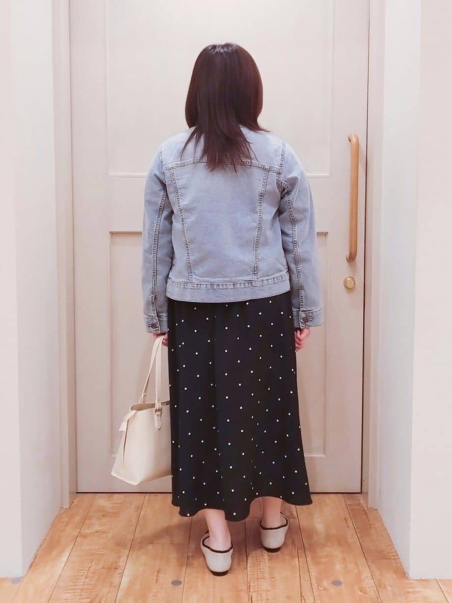 みーさんの「SHOO･LA･RUE｜【洗濯機可/S-LL/アンサンブル可】結局、シンプル クルーネックニット」を使ったコーディネート
