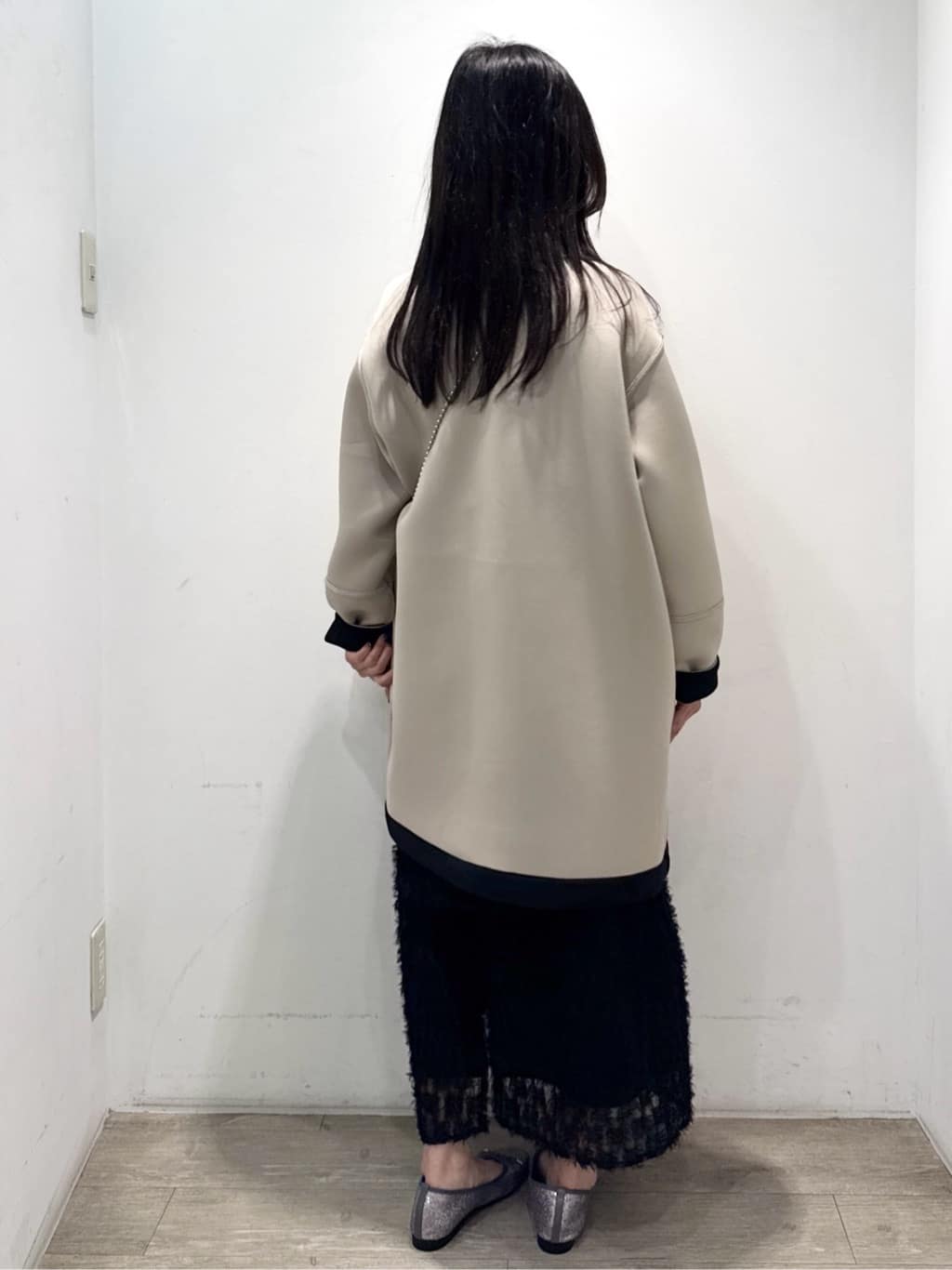yuicciさんの「OPAQUE.CLIP｜リバーシブル配色ノーカラーコート【洗濯機OK】」を使ったコーディネート