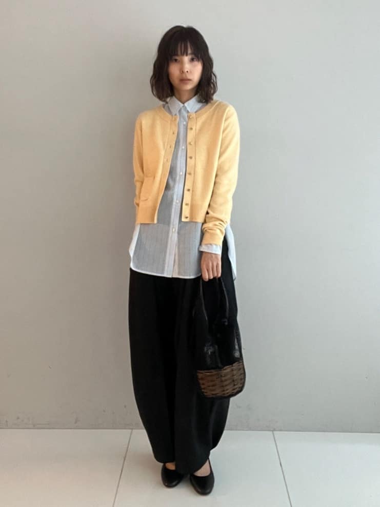 misaさんの「DRESSTERIOR｜◆ウォッシャブルコットンカシミヤカーディガン」を使ったコーディネート