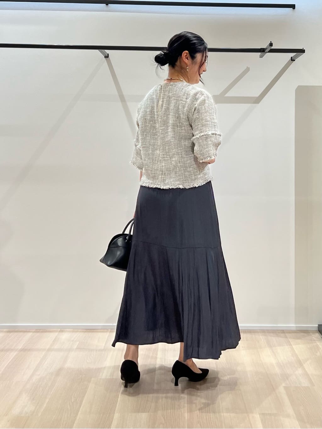 TOMOMIさんの「UNTITLED｜◆【洗える】ツイードドルマンブラウス」を使ったコーディネート