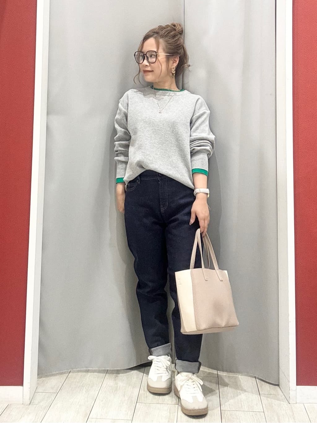 shioさんの「SHOO･LA･RUE｜【SHOO・LA・RUE DENIM】毎日使いたくなる ストレッチデニムスキニーパンツ」を使ったコーディネート