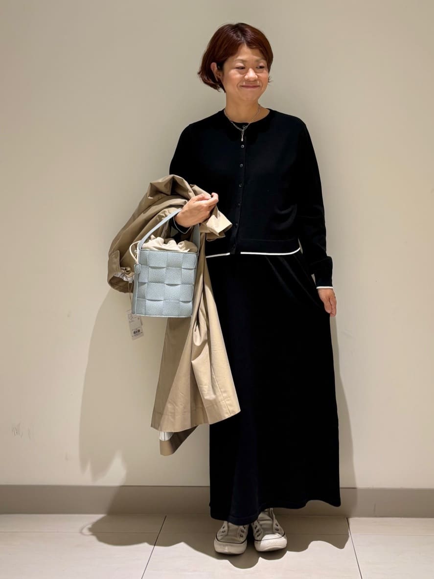Haruさんの「Dessin｜シャンブレースプリングコート」を使ったコーディネート