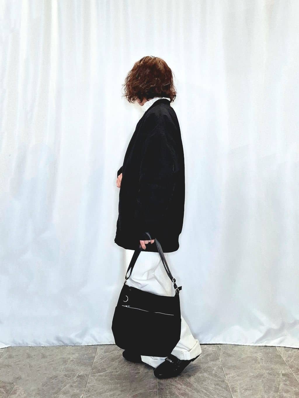ぬーさんの「SHOO･LA･RUE｜【洗濯機可/S-LL】1枚で華やかに ラメ入りニュアンス柄ニット」を使ったコーディネート