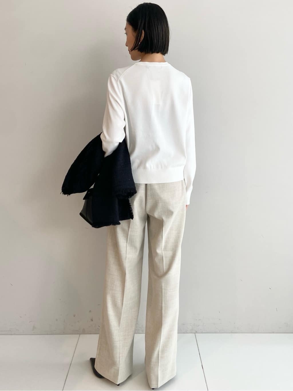 AYAさんの「UNTITLED｜◆【アンサンブル可/洗える】クルーネックニットカーディガン」を使ったコーディネート