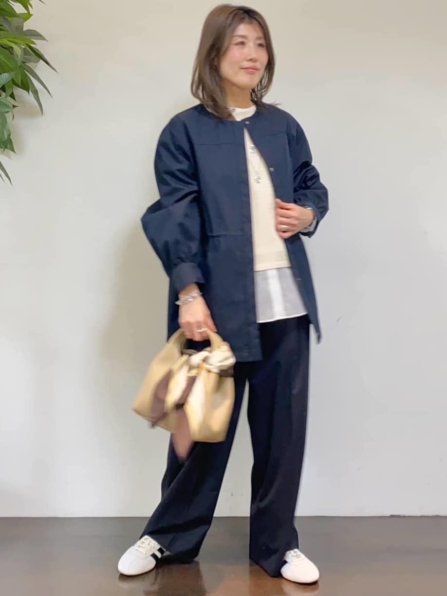 tomoさんの「UNTITLED｜◆【洗える/光沢感】ファンシーヤーンニット」を使ったコーディネート
