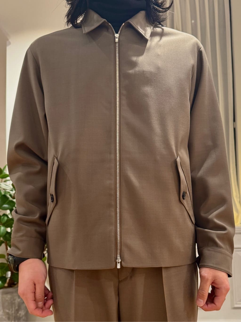 kawarataniさんの「DRESSTERIOR｜【ウォッシャブル】ウールハリントン ジャケット」を使ったコーディネート