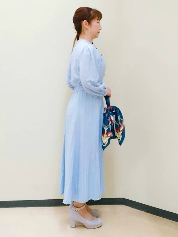 花さんの「Reflect｜【選べる5色／アンサンブル可】クルーネックカーディガン」を使ったコーディネート
