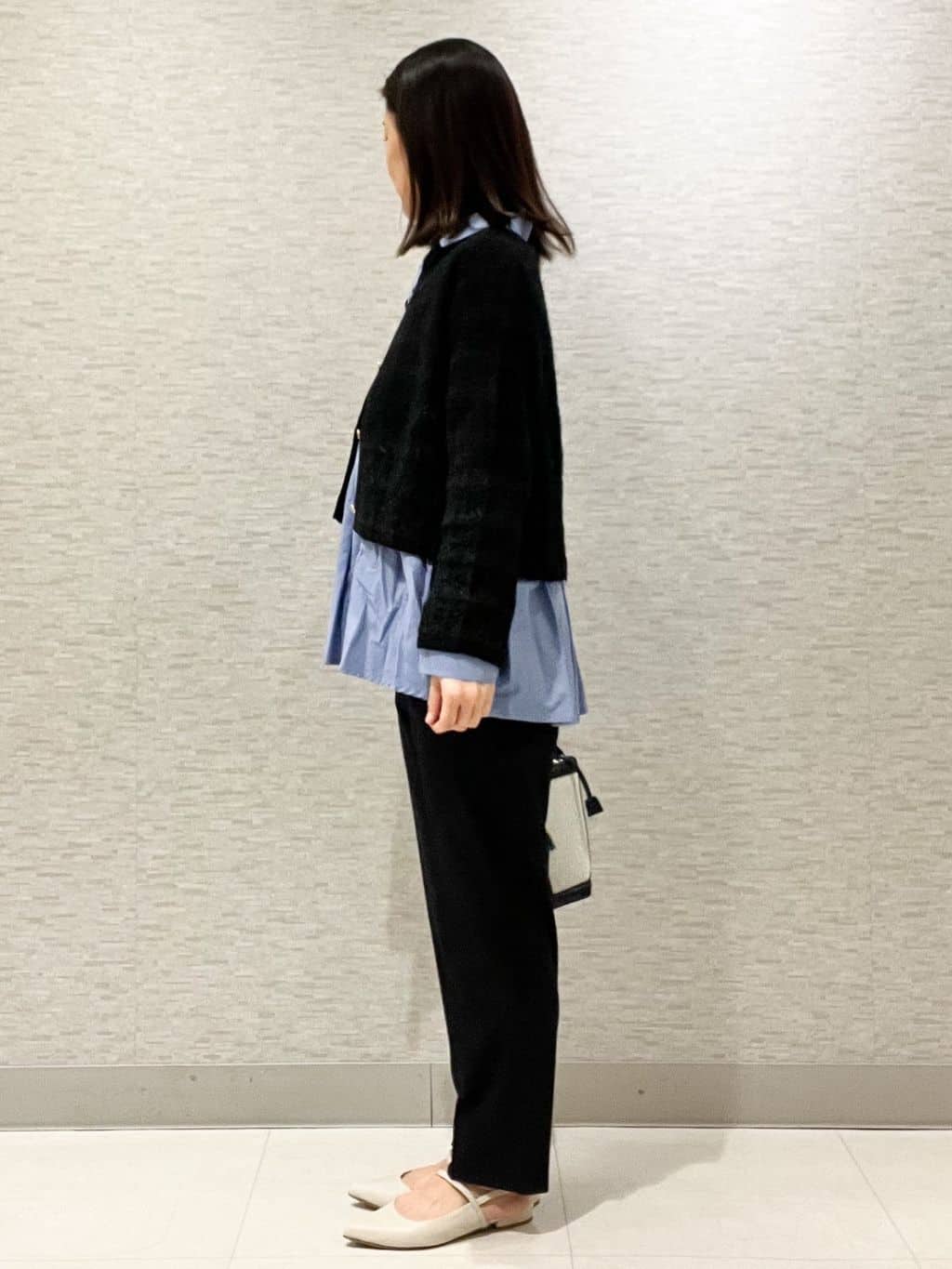 marikoさんの「Reflect｜【お食事会やお出かけに◎】ふんわりジャカード編みカーディガン」を使ったコーディネート