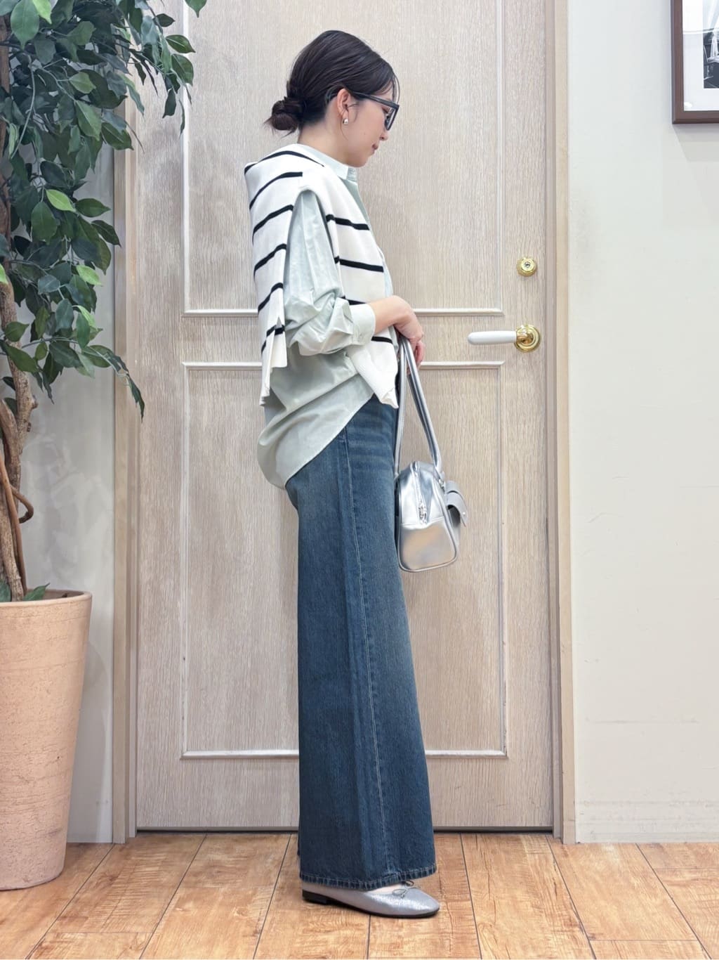 なみさんの「SHOO･LA･RUE｜フラップポケット横長ボストンバッグ」を使ったコーディネート
