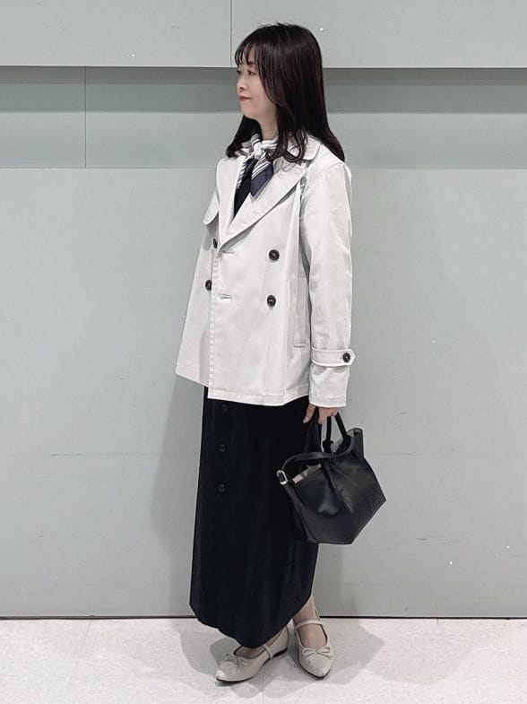 makiさんの「UNTITLED｜【洗える/清涼感】袖スリットニットプルオーバー」を使ったコーディネート