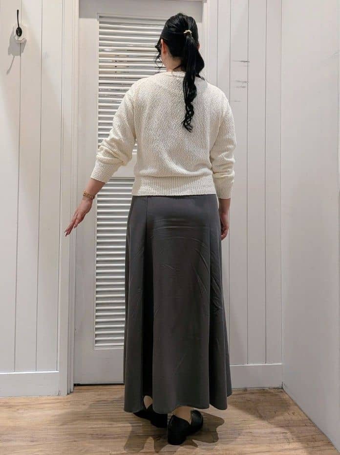 ayakaさんの「Dessin｜【洗える】ローゲージコットンニット」を使ったコーディネート