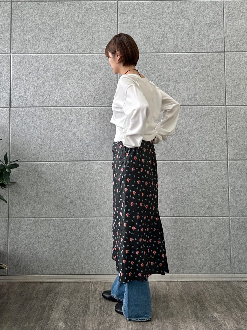 harunaさんの「CODE A｜flower cami dress」を使ったコーディネート