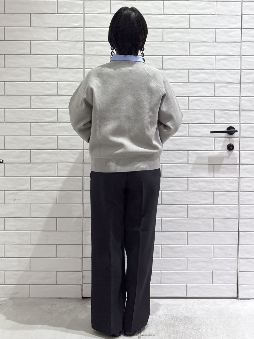 ayumiさんの「OPAQUE.CLIP｜スウェットライクニット【洗濯機OK】」を使ったコーディネート